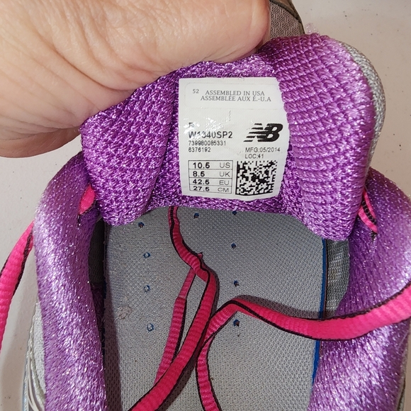 New Balance Womens 1340 V2 W1340sp2 Gray Running Shoes Sneakers Size 10.5 - Picture 8 of 9